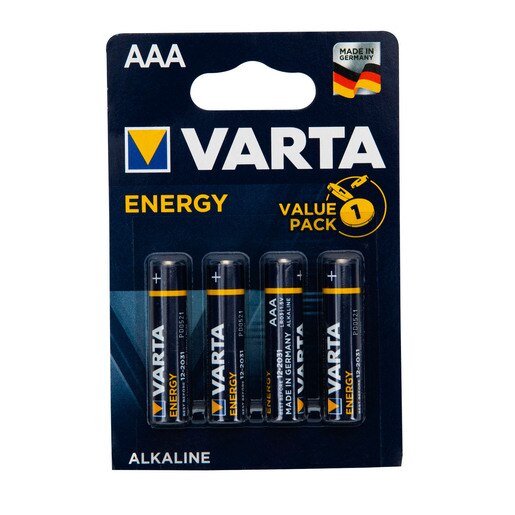 Baterii alcaline AAA R3 VARTA, 4 bucati Baterii alcaline AAA R3 VARTA, 4 bucati