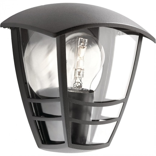 Aplica de exterior PHILIPS MyGarden Creek, 60W, IP44, negru Aplica de exterior PHILIPS MyGarden Creek, 60W, IP44, negru