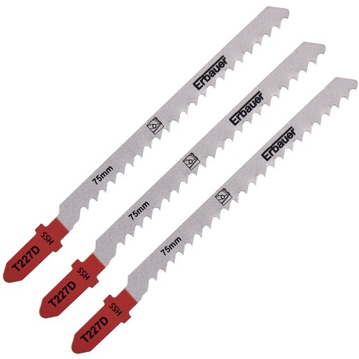 Lame fierastrau Erbauer T227D, pentru aluminiu, 3-15 mm, 3 buc Lame fierastrau Erbauer T227D, pentru aluminiu, 3-15 mm, 3 buc