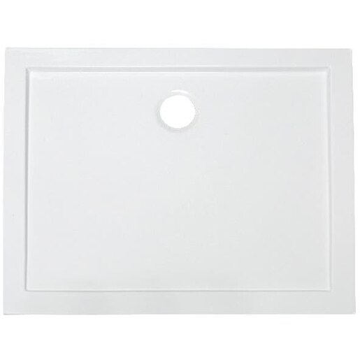 Cadita dus GOODHOME Vorma, dreptunghiulara, ABS si acril, 100 x 70 x 4 cm, alb Cadita dus GOODHOME Vorma, dreptunghiulara, ABS si acril, 100 x 70 x 4 cm, alb