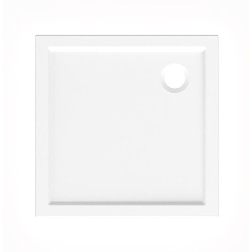 Cadita dus GOODHOME Vorma, patrata, ABS si acril, 80 x 80 x 4 cm, alb Cadita dus GOODHOME Vorma, patrata, ABS si acril, 80 x 80 x 4 cm, alb