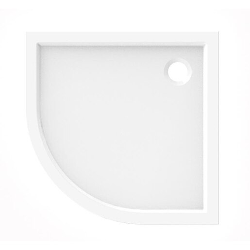 Cadita dus GOODHOME Vorma, semirotunda, ABS si acril, 90 x 90 x 4 cm, alb Cadita dus GOODHOME Vorma, semirotunda, ABS si acril, 90 x 90 x 4 cm, alb