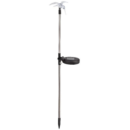 Lampa solara Pasare, IP44, 300 mAh, argintiu Lampa solara Pasare, IP44, 300 mAh, argintiu