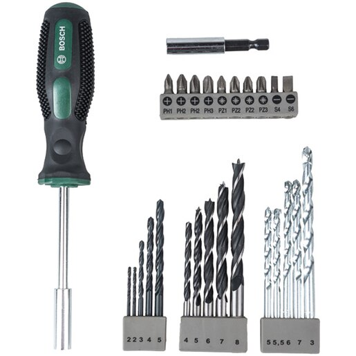 Set 27 accesorii BOSCH 2607017201, 25mm Set 27 accesorii BOSCH 2607017201, 25mm