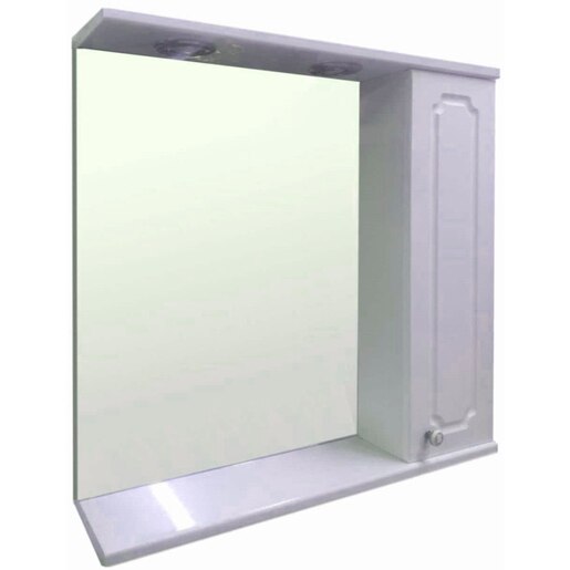 Oglinda baie cu dulap SANITOP Rustik, 60 x 16 x 68 cm, iluminare LED, alb Oglinda baie cu dulap SANITOP Rustik, 60 x 16 x 68 cm, iluminare LED, alb
