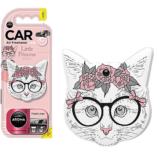 Odorizant auto AROMA CAR Little Princess, fresh linen Odorizant auto AROMA CAR Little Princess, fresh linen