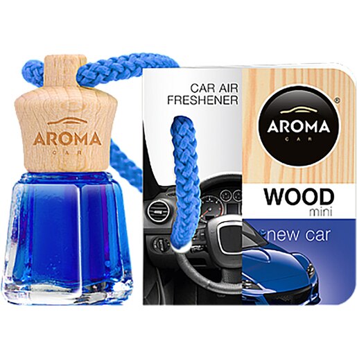 Odorizant auto AROMA CAR Wood Mini, new car Odorizant auto AROMA CAR Wood Mini, new car