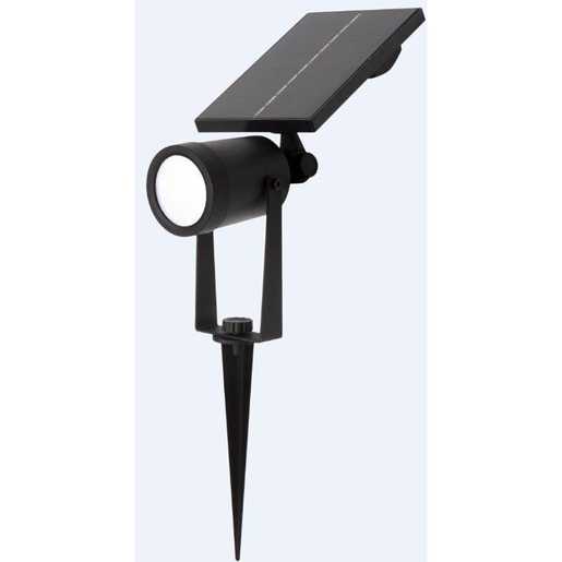 Lampa solara Adjuma, IP44, 300 lm, negru Lampa solara Adjuma, IP44, 300 lm, negru