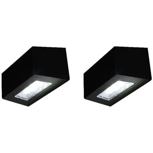 Aplica solara exterior MINI SCARA, LED, IP44, 2 bucati, negru Aplica solara exterior MINI SCARA, LED, IP44, 2 bucati, negru