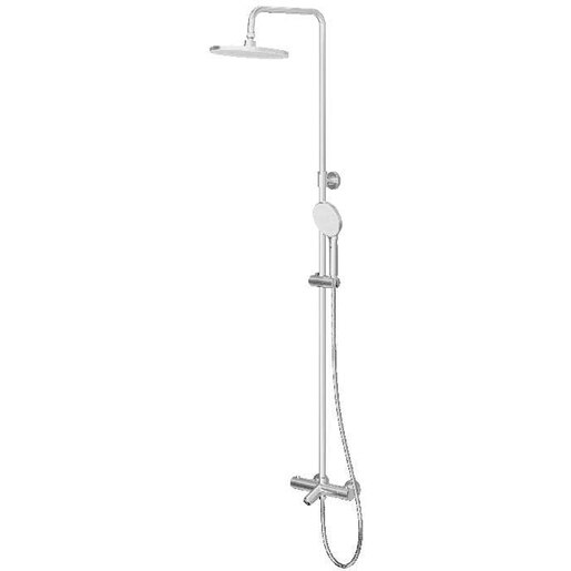 Sistem dus GOODHOME Anika, termostat, 3 functii, argintiu Sistem dus GOODHOME Anika, termostat, 3 functii, argintiu