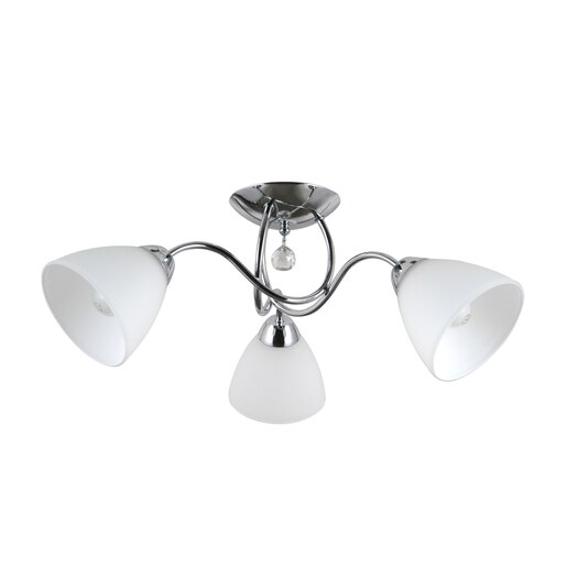 Lampa Lugano, alb, 3 becuri x 40W, E27 Lampa Lugano, alb, 3 becuri x 40W, E27