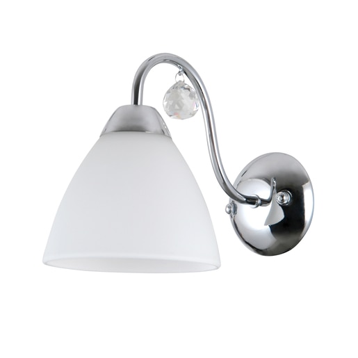 Lampa de perete Lugano, alba, 40W, 1 bec Lampa de perete Lugano, alba, 40W, 1 bec