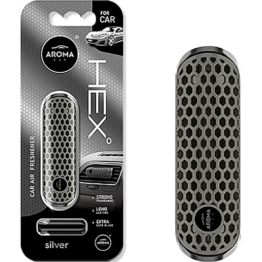 Odorizant auto AROMA CAR Hex, silver Odorizant auto AROMA CAR Hex, silver