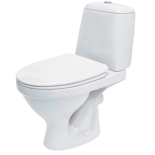 Set vas WC CERSANIT Eko K07-240, ceramica, evacuare orizontala, rezervor 3-6 l, capac polipropilena, alb Set vas WC CERSANIT Eko K07-240, ceramica, evacuare orizontala, rezervor 3-6 l, capac polipropilena, alb