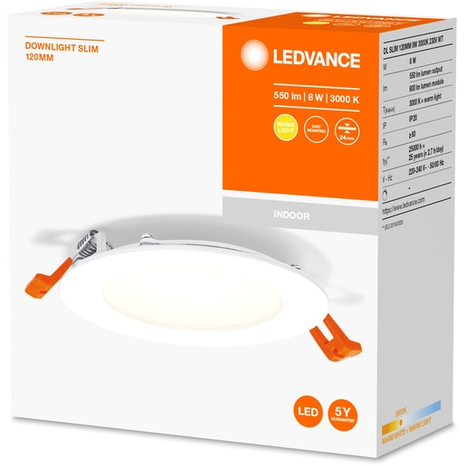 Spot LED LEDVANCE 4058075573079, 8W, 3000K, alb Spot LED LEDVANCE 4058075573079, 8W, 3000K, alb