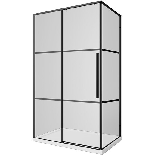 Cabina dus standard BELFORM Infinity, dreptunghiulara, 100 x 80 x 200 cm, profil aluminiu, sticla securizata 6mm, negru Cabina dus standard BELFORM Infinity, dreptunghiulara, 100 x 80 x 200 cm, profil aluminiu, sticla securizata 6mm, negru