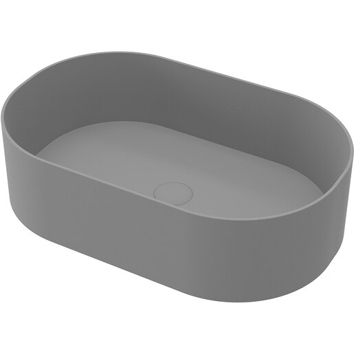 Lavoar pe blat SAVINIDUE, ceramica, 55 x 37 cm, gri Lavoar pe blat SAVINIDUE, ceramica, 55 x 37 cm, gri