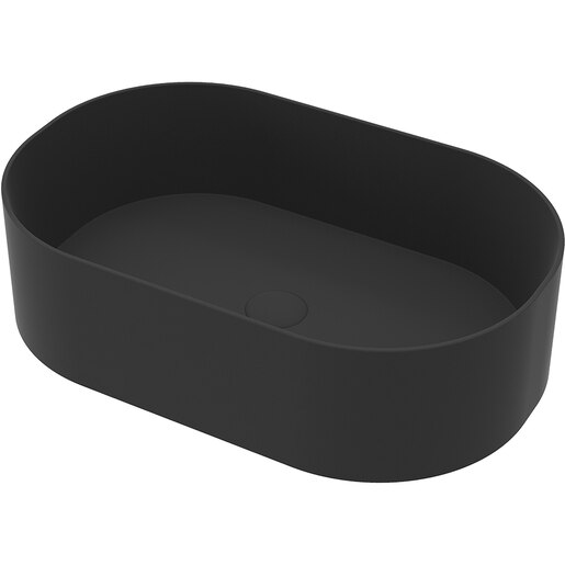 Lavoar pe blat SAVINIDUE, ceramica, 55 x 37 cm, negru Lavoar pe blat SAVINIDUE, ceramica, 55 x 37 cm, negru