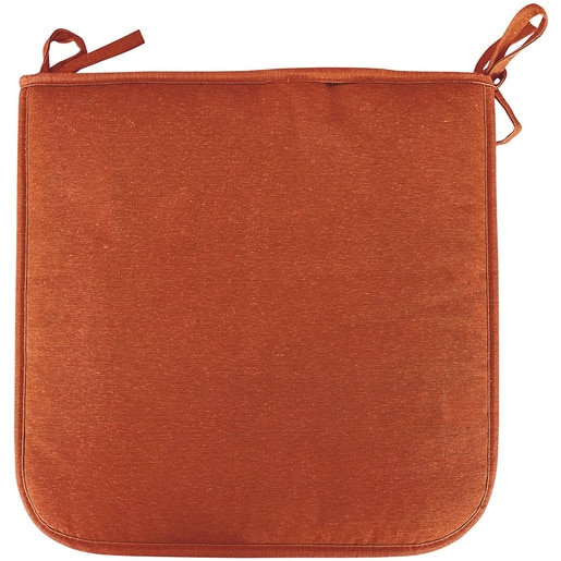 Perna patrata pentru scaun COCOS, 38 x 38 x 3 cm, bumbac si poliester, portocaliu Perna patrata pentru scaun COCOS, 38 x 38 x 3 cm, bumbac si poliester, portocaliu