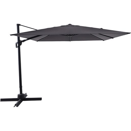 Umbrela de exterior GOODHOME Corby, 3 x 3m, negru Umbrela de exterior GOODHOME Corby, 3 x 3m, negru