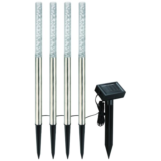 Lampa solara ENTAC EGSL-SS1LT47-S4, IP44, argintiu Lampa solara ENTAC EGSL-SS1LT47-S4, IP44, argintiu
