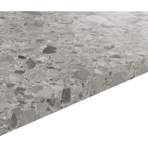 Blat bucatarie GOODHOME Ceppo, 300 x 62 x 3.8 cm, PAL, gri Blat bucatarie GOODHOME Ceppo, 300 x 62 x 3.8 cm, PAL, gri