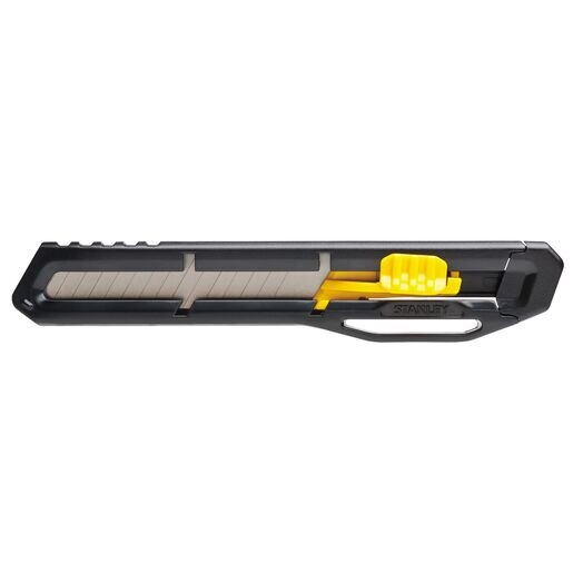 Cutter cu blocare STANLEY STHT10323-8, 17.5 x 1.8 cm, plastic, negru Cutter cu blocare STANLEY STHT10323-8, 17.5 x 1.8 cm, plastic, negru