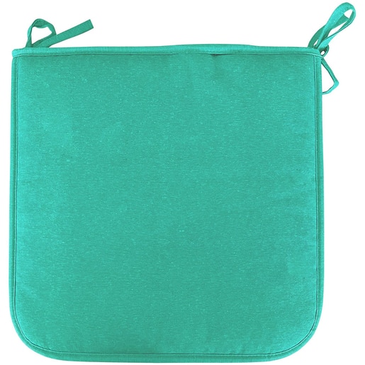 Perna patrata pentru scaun COCOS, 38 x 38 x 3 cm, bumbac si poliester, verde Perna patrata pentru scaun COCOS, 38 x 38 x 3 cm, bumbac si poliester, verde