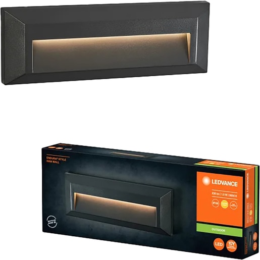 Aplica de exterior LED LEDVANCE Endur, 1.9W, 230lm, IP65, negru Aplica de exterior LED LEDVANCE Endur, 1.9W, 230lm, IP65, negru