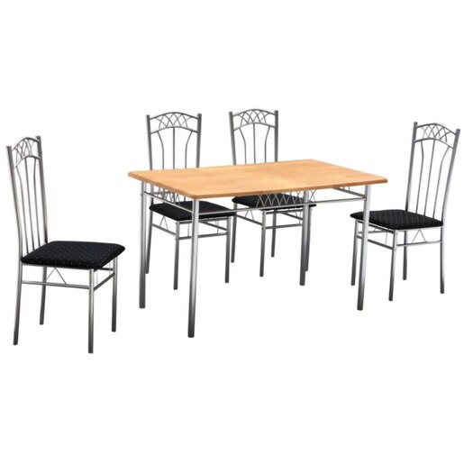 Set masa si scaune UNIC SPOT Emma, 5 piese, natur Set masa si scaune UNIC SPOT Emma, 5 piese, natur