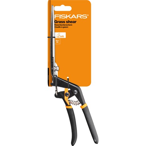 Foarfeca pentru gazon FISKARS GS21 Solid, otel, portocaliu Foarfeca pentru gazon FISKARS GS21 Solid, otel, portocaliu