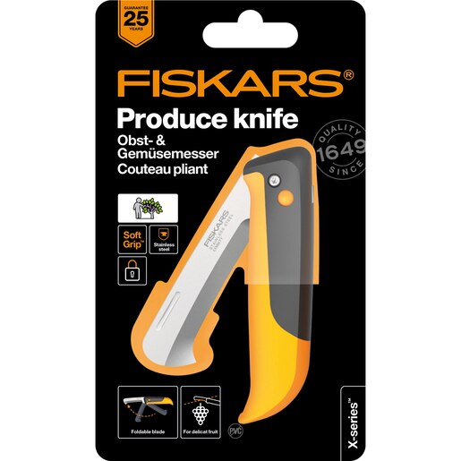 Cutit pliabil FISKARS K80 X-series, otel inoxidabil, negru Cutit pliabil FISKARS K80 X-series, otel inoxidabil, negru