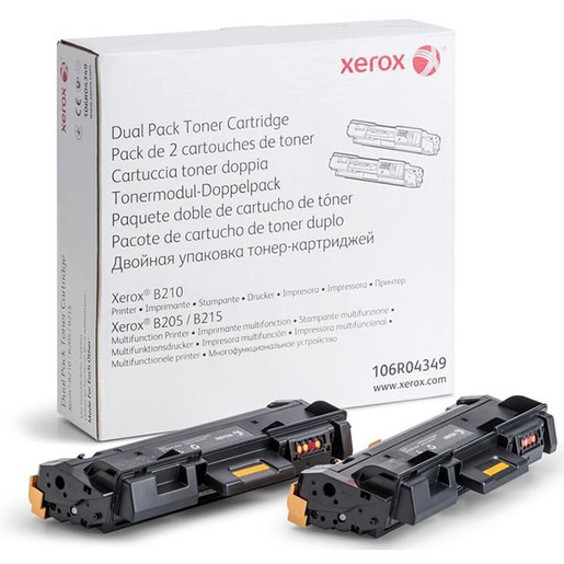 Toner original XEROX 106R04349 Dual Pack, negru Toner original XEROX 106R04349 Dual Pack, negru