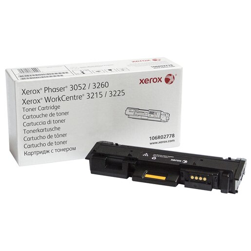 Toner original XEROX 106R02778 pentru Phaser 3052/3260, WorkCentre 3215/3225, negru Toner original XEROX 106R02778 pentru Phaser 3052/3260, WorkCentre 3215/3225, negru