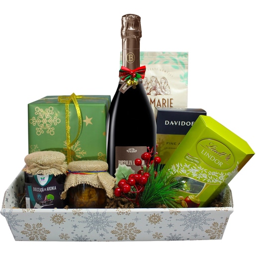 Cos cadou LUXURY BASKETS Happy Green 8HG Cos cadou LUXURY BASKETS Happy Green 8HG