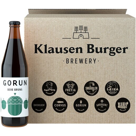 Bere artizanala Klausen Burger Gorun bax 0.5L x 20 sticle Bere artizanala Klausen Burger Gorun bax 0.5L x 20 sticle