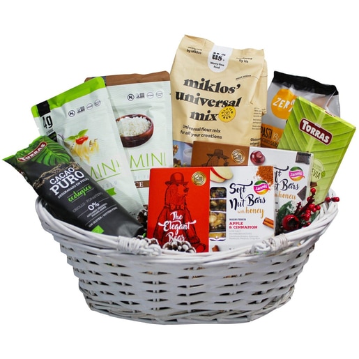 Cos cadou LUXURY BASKETS Vegan Gourmet 9VG Cos cadou LUXURY BASKETS Vegan Gourmet 9VG
