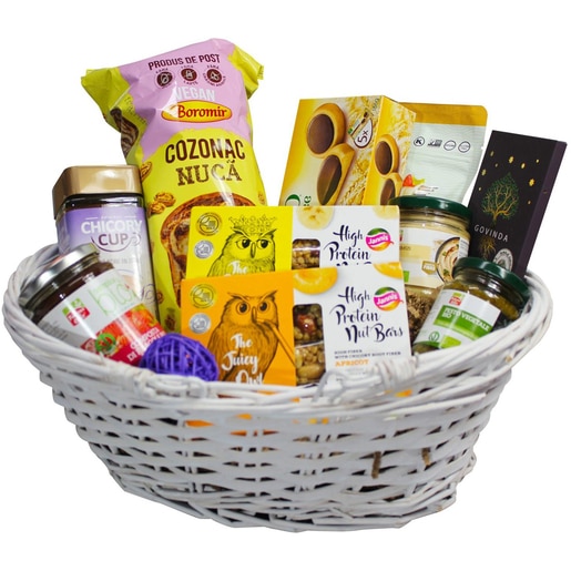 Cos cadou LUXURY BASKETS Vegan Gourmet 11VG Cos cadou LUXURY BASKETS Vegan Gourmet 11VG
