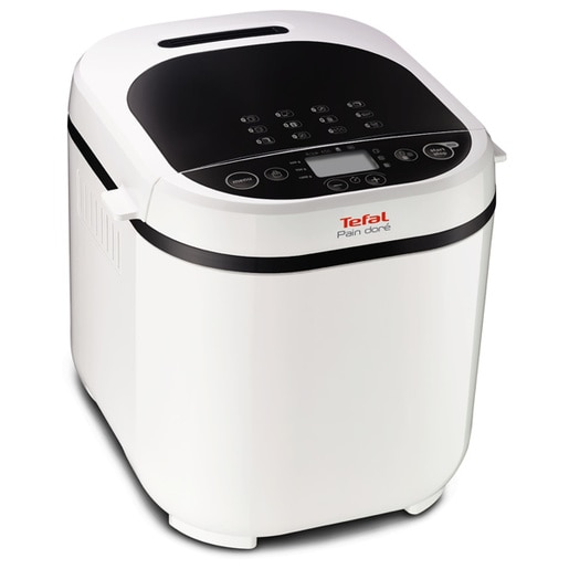 Masina de copt paine TEFAL Pain Dore PF210138, 1kg, 12 programe, 720W, alb-negru Masina de copt paine TEFAL Pain Dore PF210138, 1kg, 12 programe, 720W, alb-negru