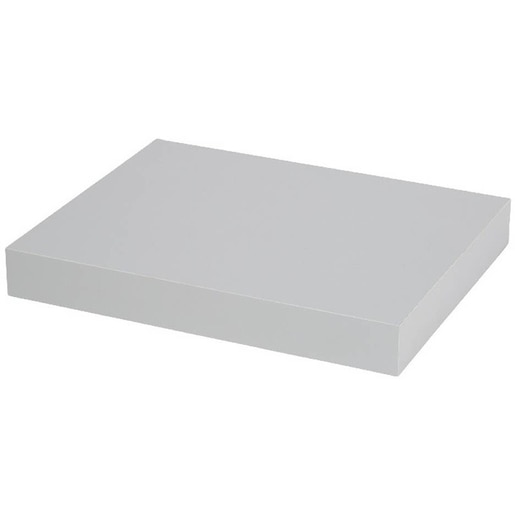 Polita GOODHOME Cusko, melamina, 30 x 23.5 x 3.8 cm, argintiu Polita GOODHOME Cusko, melamina, 30 x 23.5 x 3.8 cm, argintiu