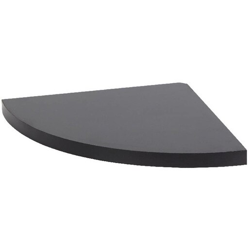 Polita GOODHOME Rigga, melamina, 25 x 25 x 2 cm, negru Polita GOODHOME Rigga, melamina, 25 x 25 x 2 cm, negru