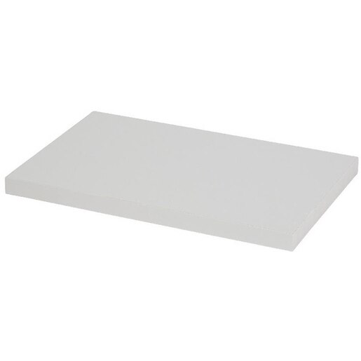 Polita GOODHOME Rigga, melamina, 30 x 19 x 1.8 cm, argintiu Polita GOODHOME Rigga, melamina, 30 x 19 x 1.8 cm, argintiu