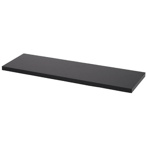 Polita GOODHOME Rigga, melamina, 60 x 19 x 1.8 cm, negru Polita GOODHOME Rigga, melamina, 60 x 19 x 1.8 cm, negru