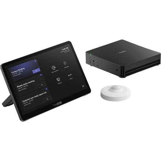 Sistem videoconferinta YEALINK MCoreKit-C4U-MS, AI PC, MTouch Plus, RoomSensor, negru Sistem videoconferinta YEALINK MCoreKit-C4U-MS, AI PC, MTouch Plus, RoomSensor, negru