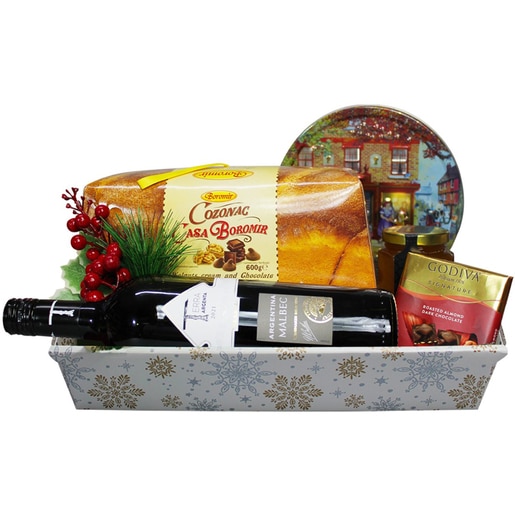 Cos cadou LUXURY BASKETS Essential Christmas Pack 6ECP Cos cadou LUXURY BASKETS Essential Christmas Pack 6ECP