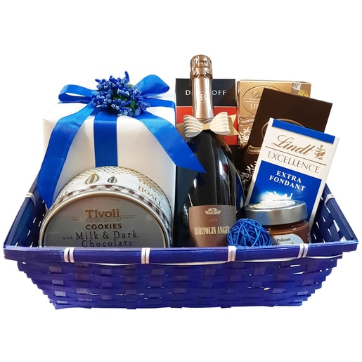 Cos cadou LUXURY BASKETS Special Blue Basket 9SBB Cos cadou LUXURY BASKETS Special Blue Basket 9SBB
