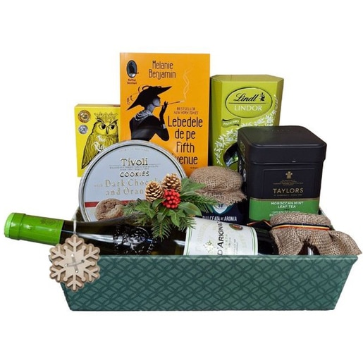Cos cadou LUXURY BASKETS Craciun Pentru Femei 9CPF Cos cadou LUXURY BASKETS Craciun Pentru Femei 9CPF