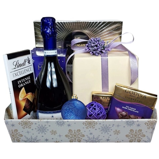 Cos cadou LUXURY BASKETS Craciun Banfi Spumant 8CBS Cos cadou LUXURY BASKETS Craciun Banfi Spumant 8CBS