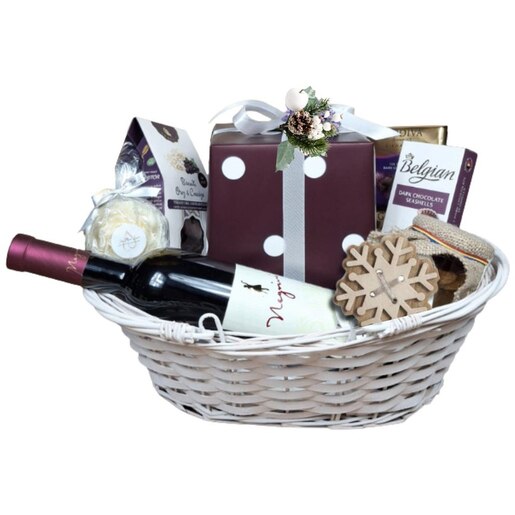 Cos cadou LUXURY BASKETS Craciun Premium Negru de Dragasani 7CPND Cos cadou LUXURY BASKETS Craciun Premium Negru de Dragasani 7CPND