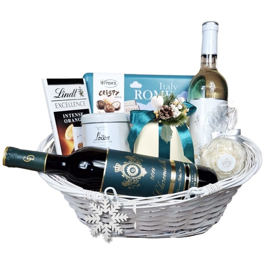 Cos cadou LUXURY BASKETS Craciun Rafinat Clarendelle 8CRC Cos cadou LUXURY BASKETS Craciun Rafinat Clarendelle 8CRC